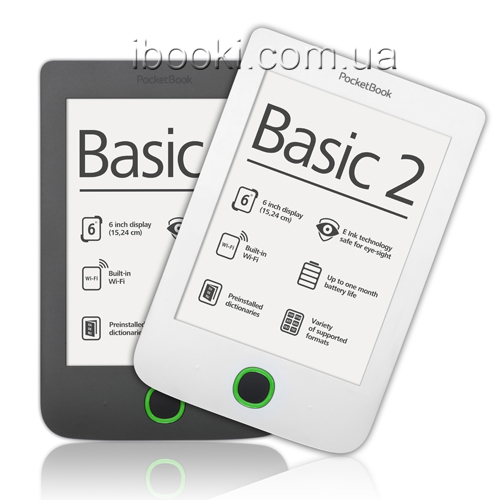 ibooki: электронная книга PocketBook 614 Basic 2 (Покетбук 614 Бейсик 2)
