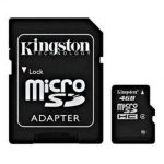 Kingston MicroSDHC 4Gb + SD Adapter